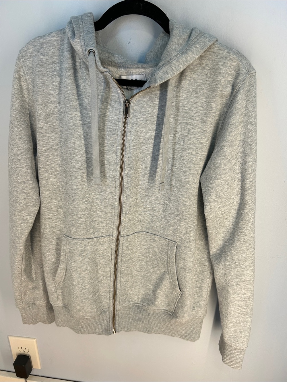 Goodfellow & Co Light Gray Full-Zip Hoodie